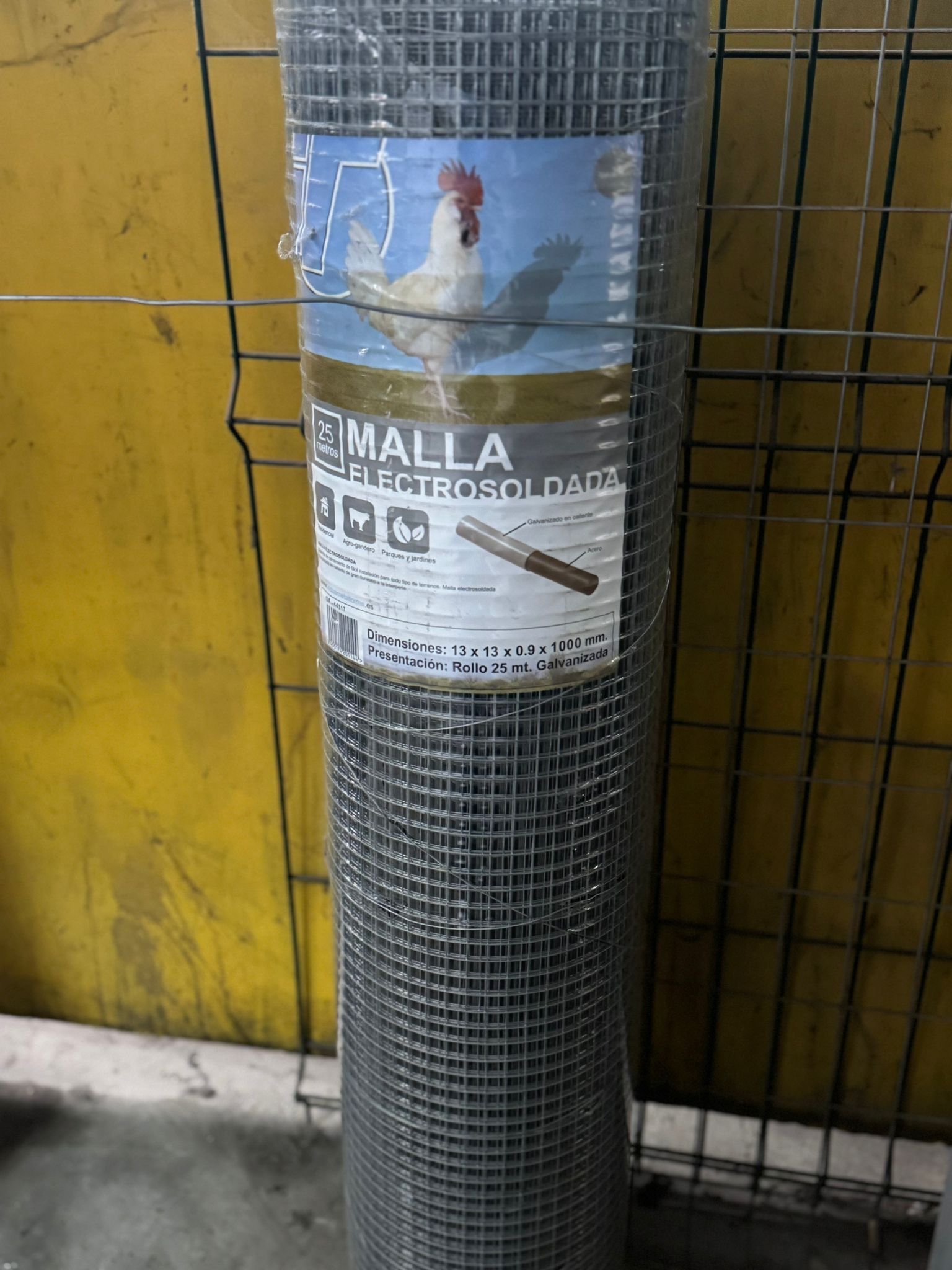 Rollo de Malla Electrosoldada Plastificada
