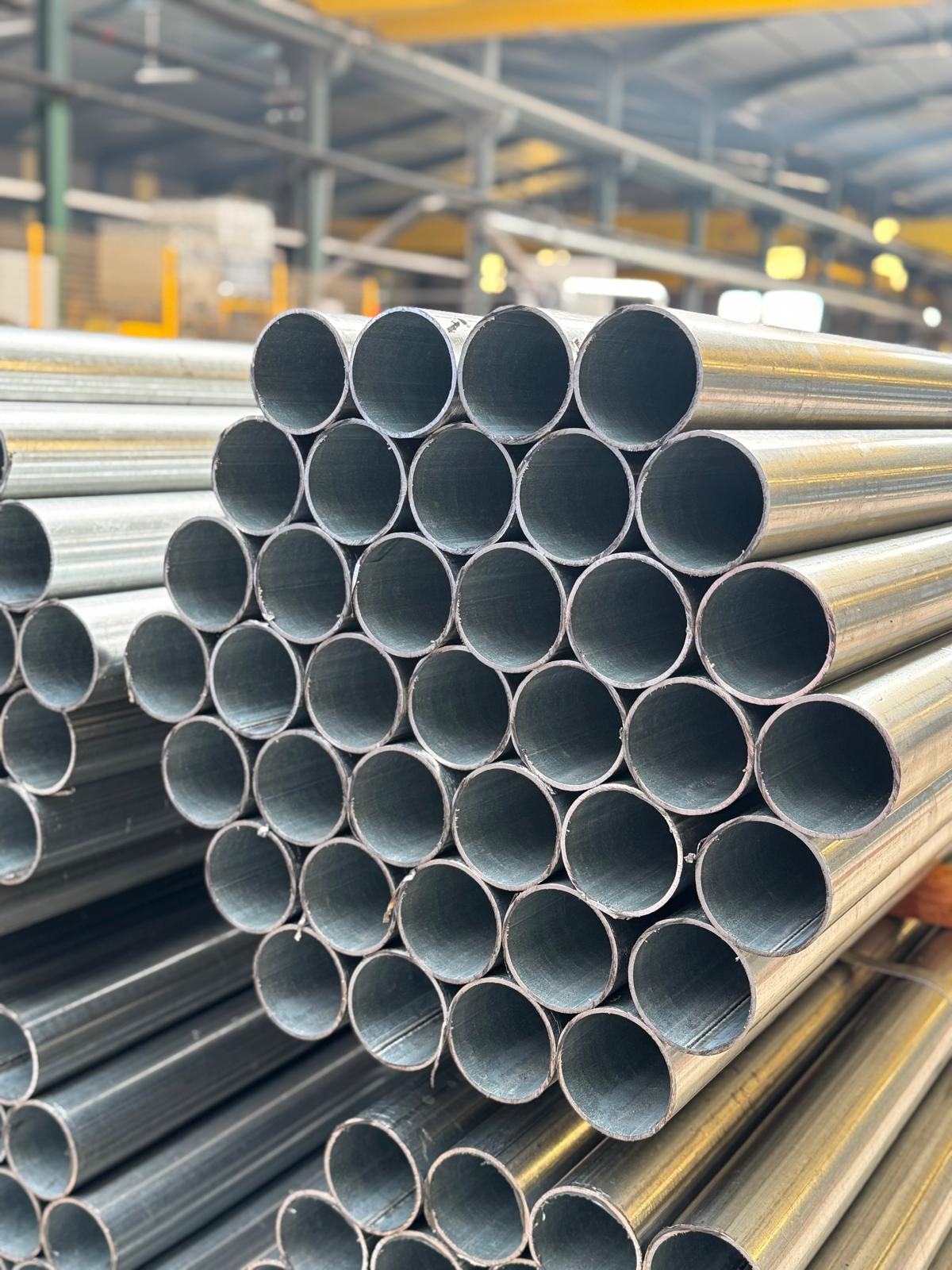 Imagen de tubos galvanizados o decapados